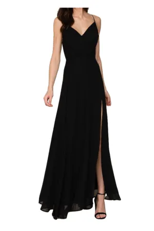 YUMI KIM Women's Black Kat Maxi Dress #DR2302m XS NWT