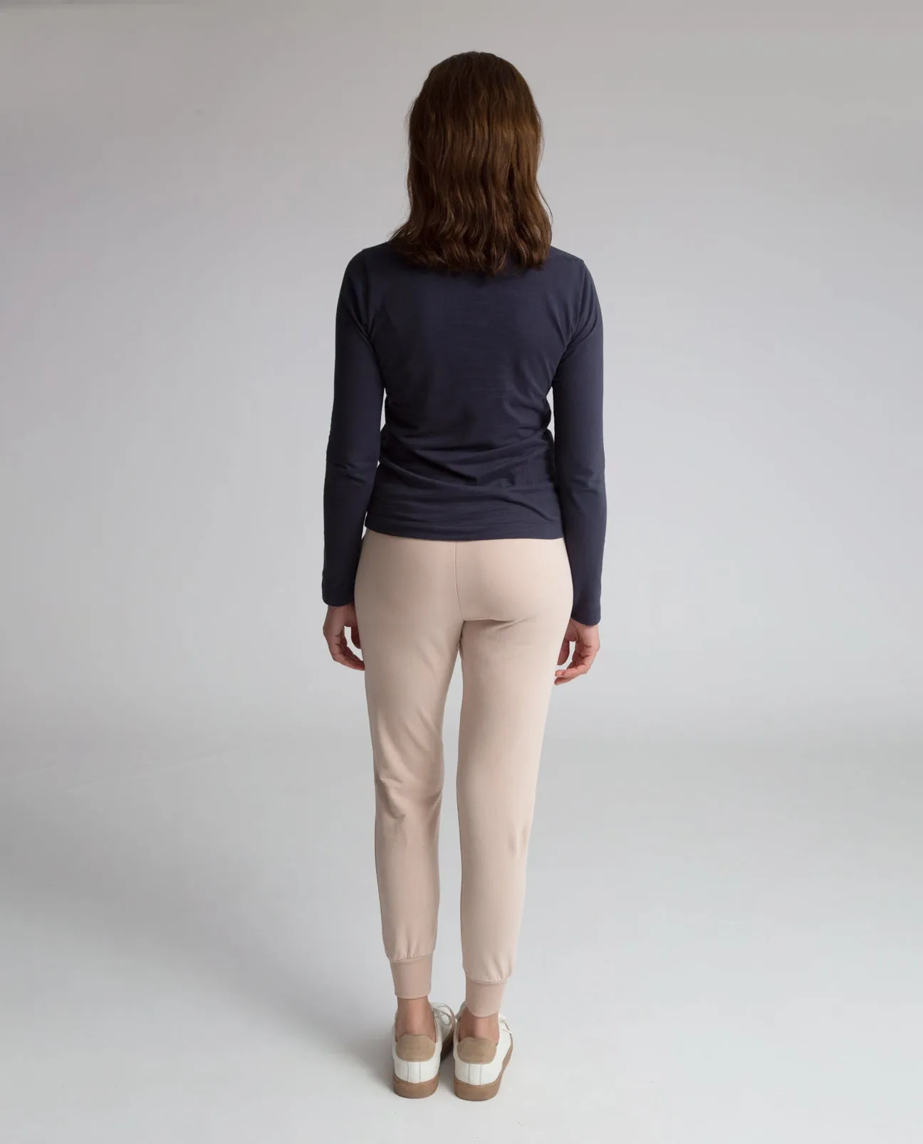 Zadie Organic Cotton Trousers In Crepe
