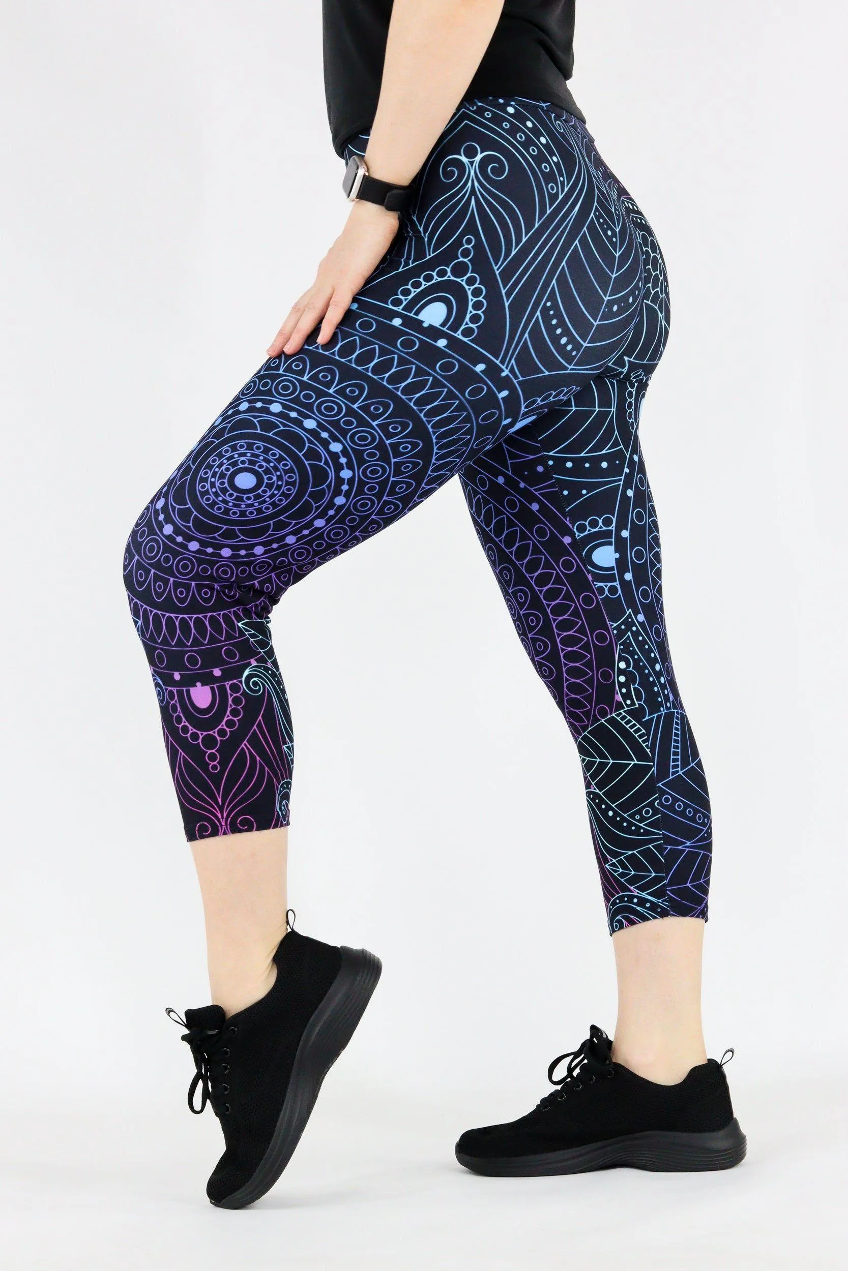 Zen Mandala - Casual Capri Leggings