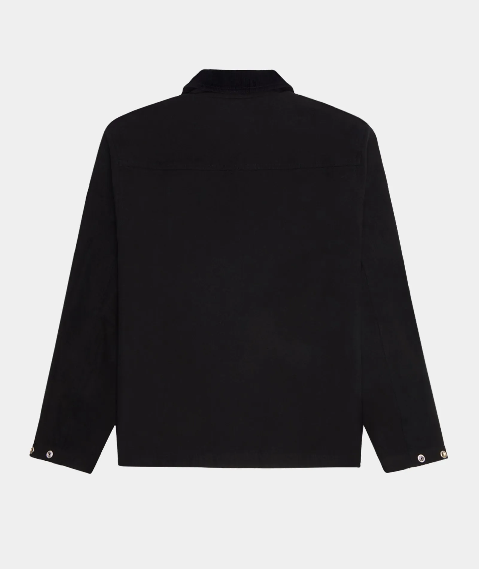Zipper Worker Jacket - Black